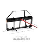 Hay Frame Attachment, 39" Hay Spear and Stabilizers
