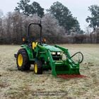 48-in Tine Bucket Attachment with 27-in Hay Bale Spears Fits John Deere Loaders