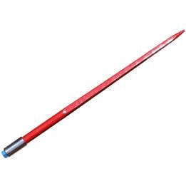 39" Square Hay Bale Spear 1,350 LB capacity, 1 3/8" Wide with Nut and Sleeve Conus 1