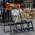 Adjustable Hoist Pivoting Forklift Jib Boom Crane 6000 lb. Lift Capacity