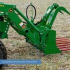 48-in Tine Bucket Attachment with 32-in Hay Bale Spears Fits John Deere Loaders