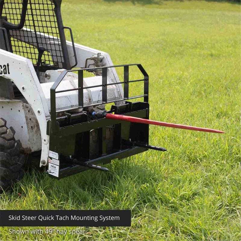 HD Hay Frame Attachment, 43" Hay Spear and Stabilizers