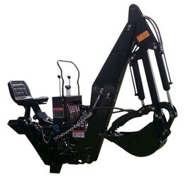 6 FT and 7 FT, 3 Point Backhoe Excavator with Hydraulic Thumb