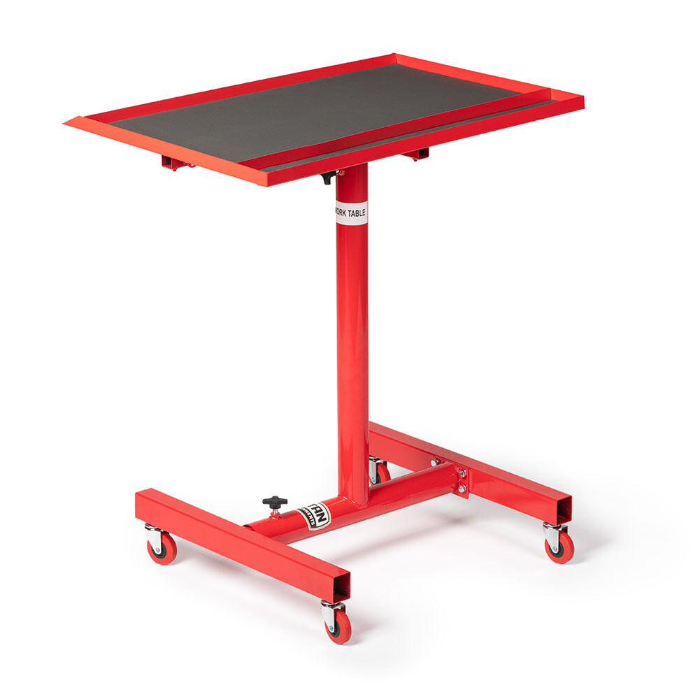 Roller Trainer Table with Lockable Wheels, Height Adjustment, Roller  Trainer Desk with Non-Slip Rubberised Work Surface, 2 Cut-Outs for Tablet  or Smartphone, 2 Drink Holders : : Home & Kitchen
