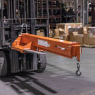 Adjustable Hoist Forklift Jib Boom Crane -  6000 LB Lift Capacity Truss