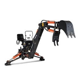 3 Point Backhoe with Thumb Excavator