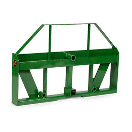 UA Made In The USA Global Pallet Fork Hay Frame Attachment With Rack And Receiver Hitch