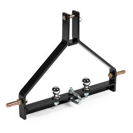 Category 1, 3-Point Tractor Drawbar Trailer Hitch | Quick Hitch Compatible