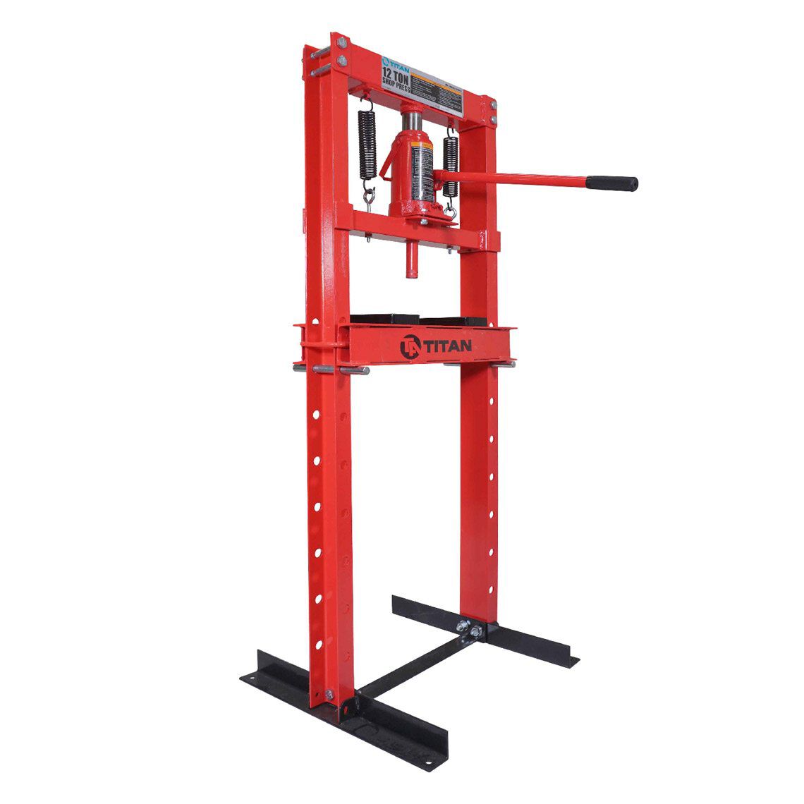 Hydraulic 12 Ton H-Frame Floor Press Shop Press Garage Heavy Duty Machinery 