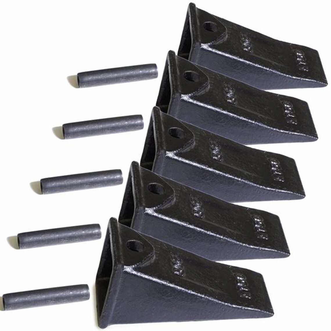 Set of 10 Skid-steer Buckets P156 Hensley Style Pin for Backhoe 
